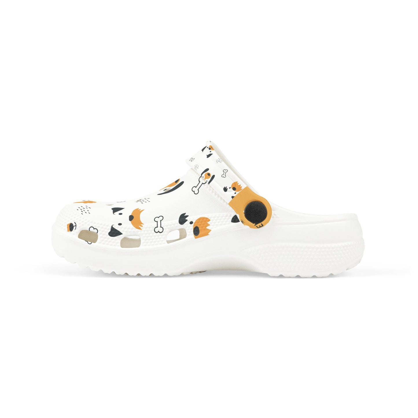Kids Dog Print Foam Clogs — Cute Puppy Pattern Slip-On Shoes for Toddlers
