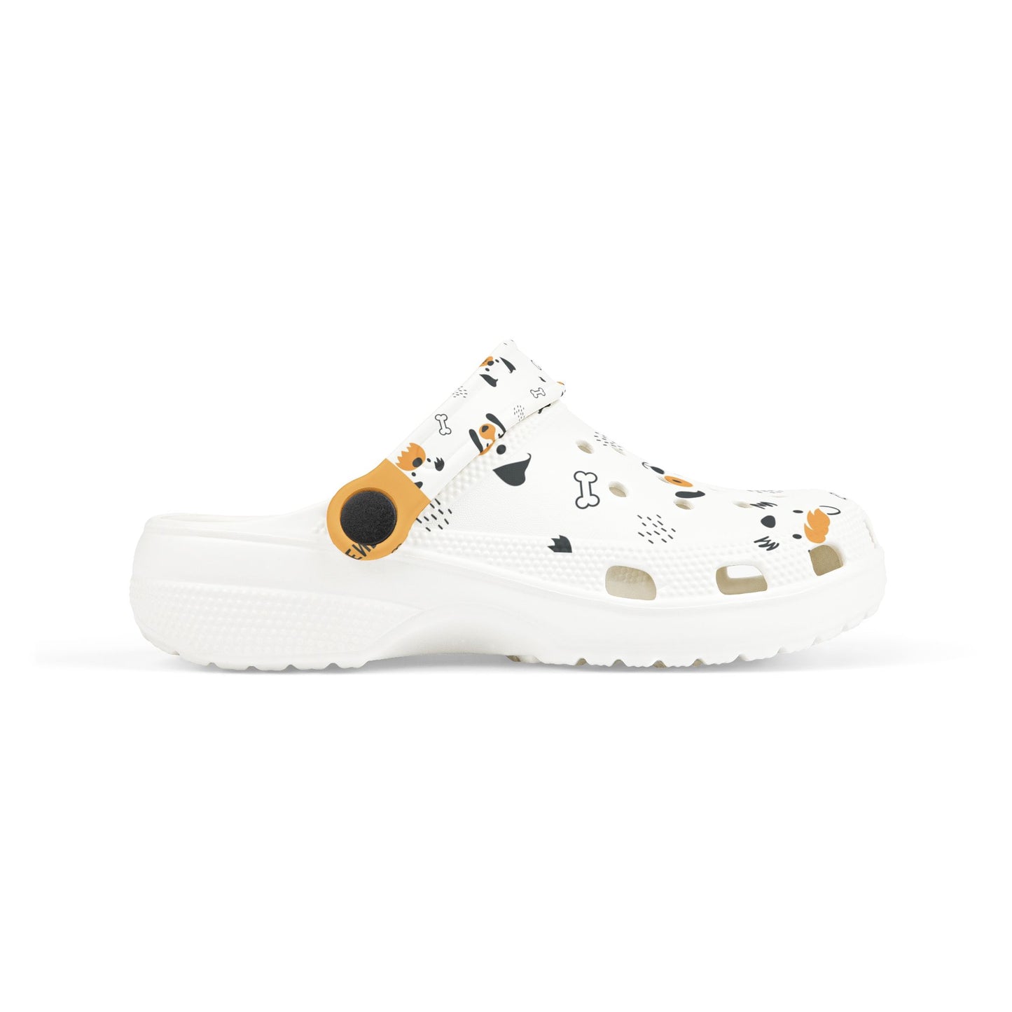 Kids Dog Print Foam Clogs — Cute Puppy Pattern Slip-On Shoes for Toddlers