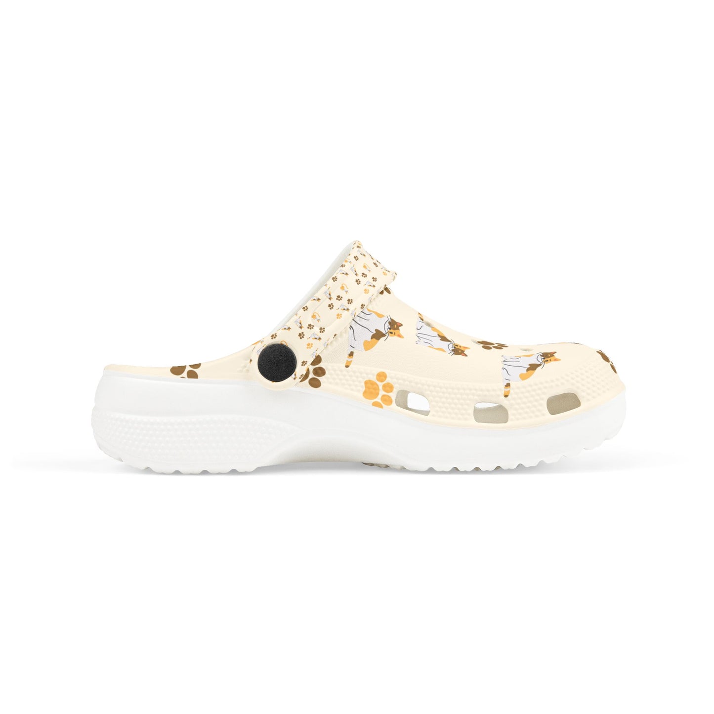 Kids Cat Print Foam Clogs — Cute Kitty Pattern Slip-On Shoes for Toddlers