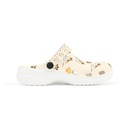 Kids Cat Print Foam Clogs — Cute Kitty Pattern Slip-On Shoes for Toddlers