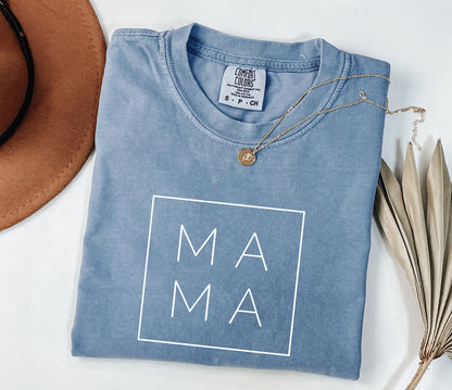 Mama Comfort Colors T Shirt (Square/Boxed)
