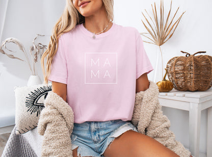 Mama Comfort Colors T Shirt (Square/Boxed)